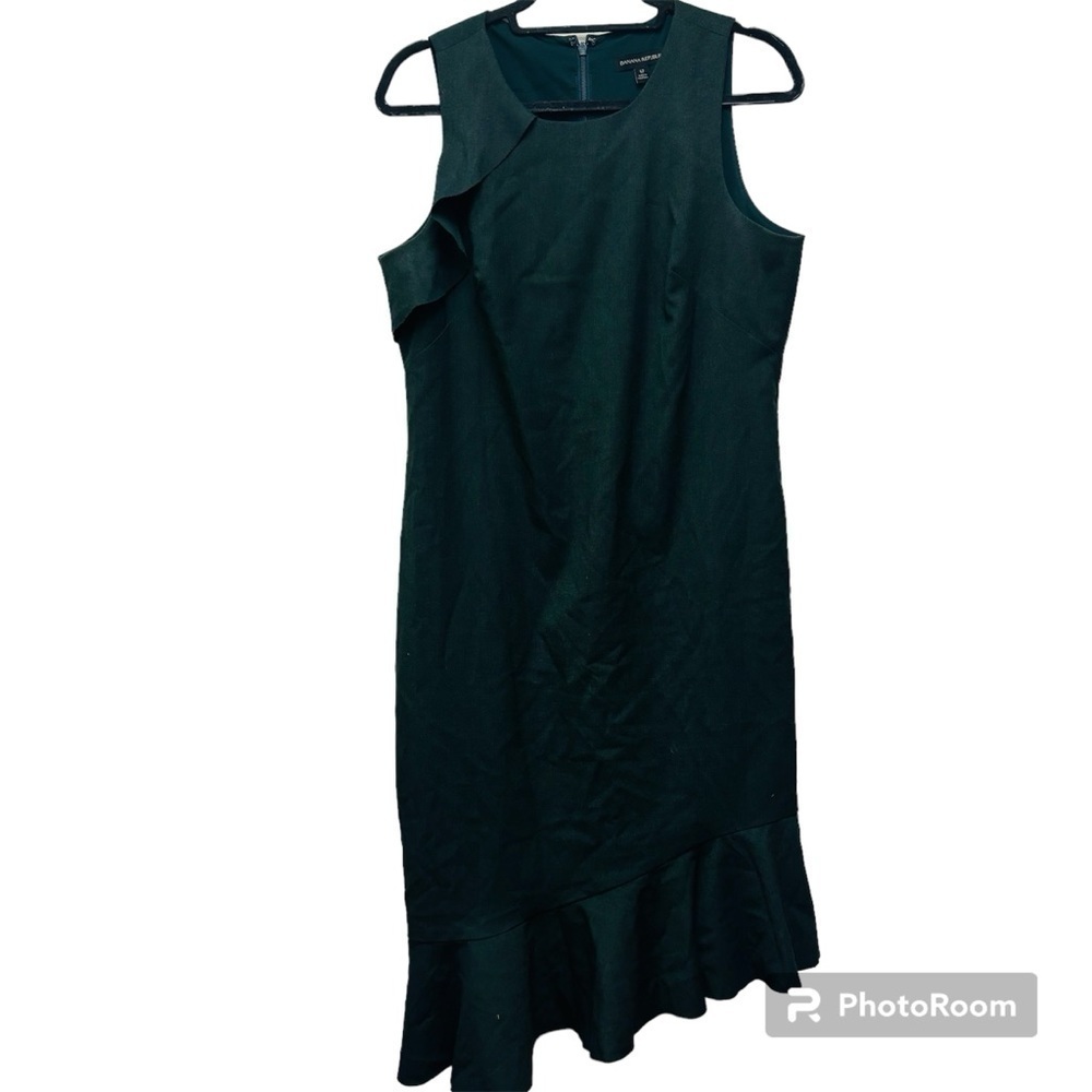 Banana Republic Asymmetrical Flounce Dress